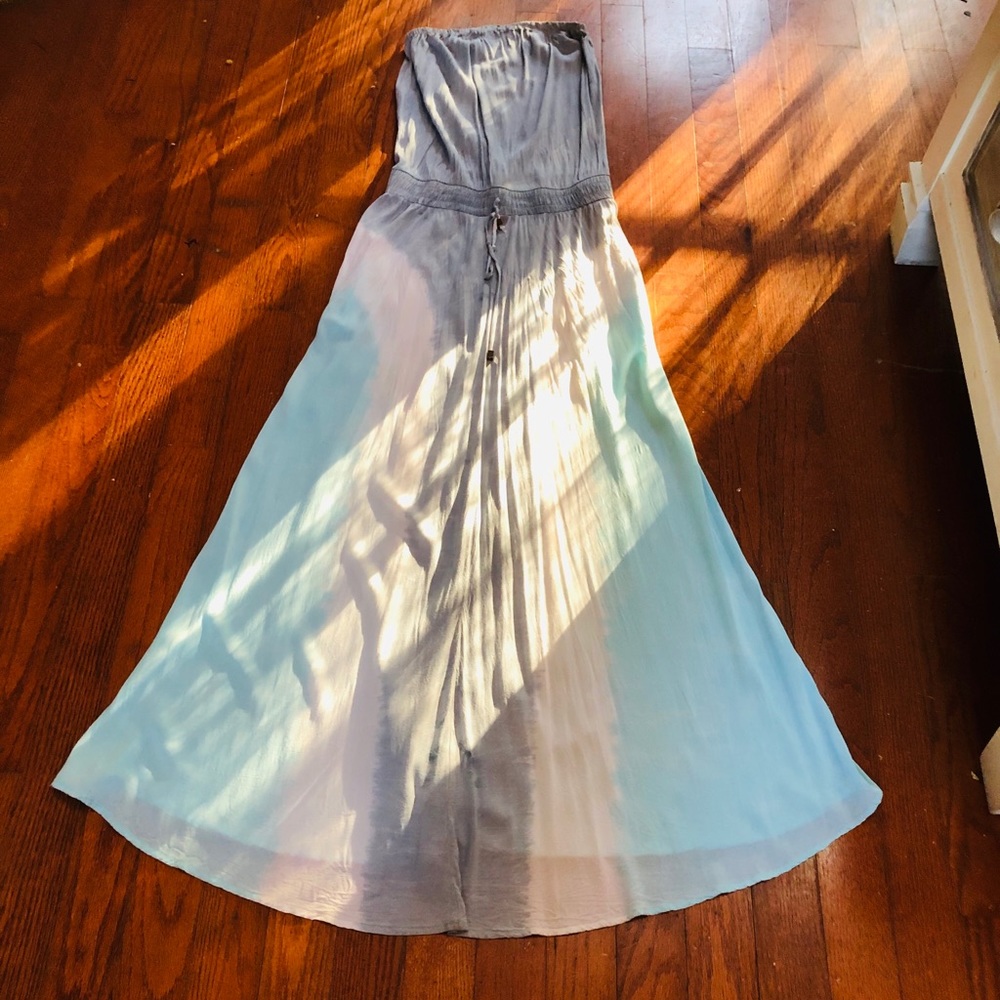 Strapless maxi dress!